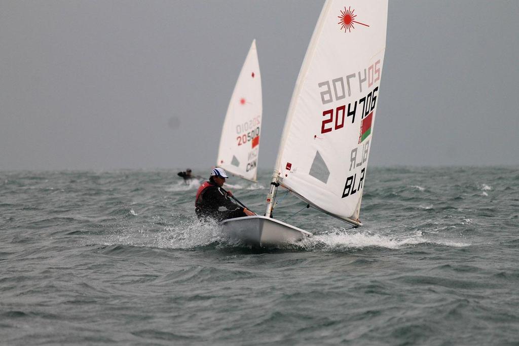 Tatiana Drozdovskaya BLR Laser Radial - 2013 ISAF Sailing World Cup Qingdao photo copyright ISAF  taken at  and featuring the  class