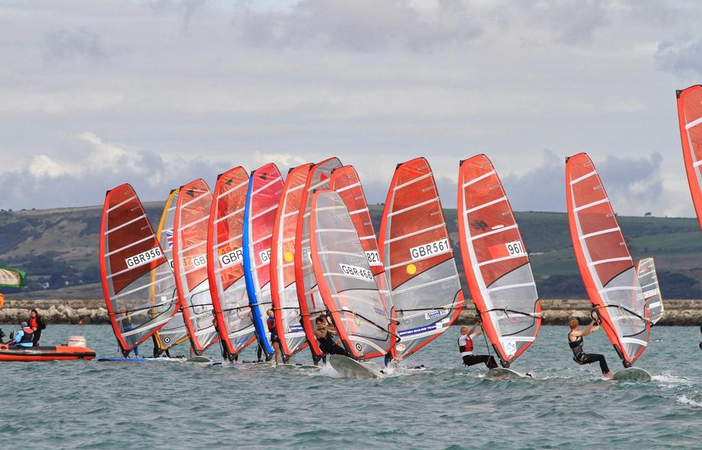UKWA fleet at Weymouth and Portland National Sailing Academy (WPNSA) photo copyright John Liddy taken at  and featuring the  class