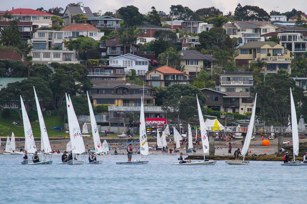 Fleet on the beach at 2013 Stack Interiors Winter Championships - Murray’s Bay photo copyright John Adair taken at  and featuring the  class