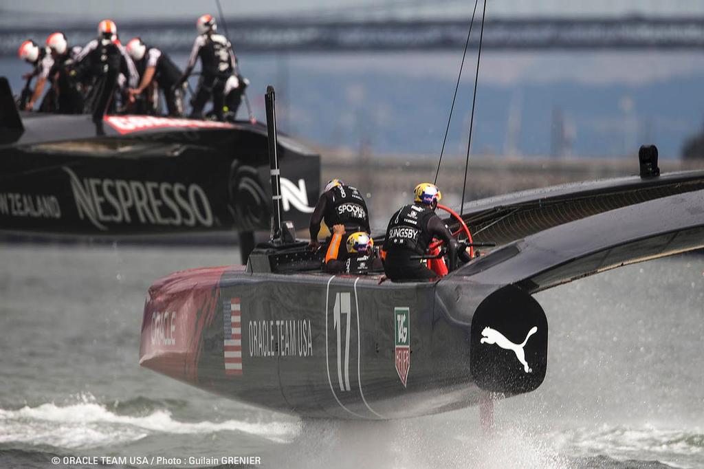 AC34 Match / ETNZ vs OTUSA DAY 10 - Race 13 / 34th America’s Cup / ORACLE TEAM USA / San Francisco  © Guilain Grenier Oracle Team USA http://www.oracleteamusamedia.com/