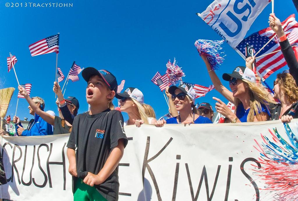 boy - America's Cup - Day 15 photo copyright Tracy St John http://www.stjohnphoto.tv/ taken at  and featuring the  class