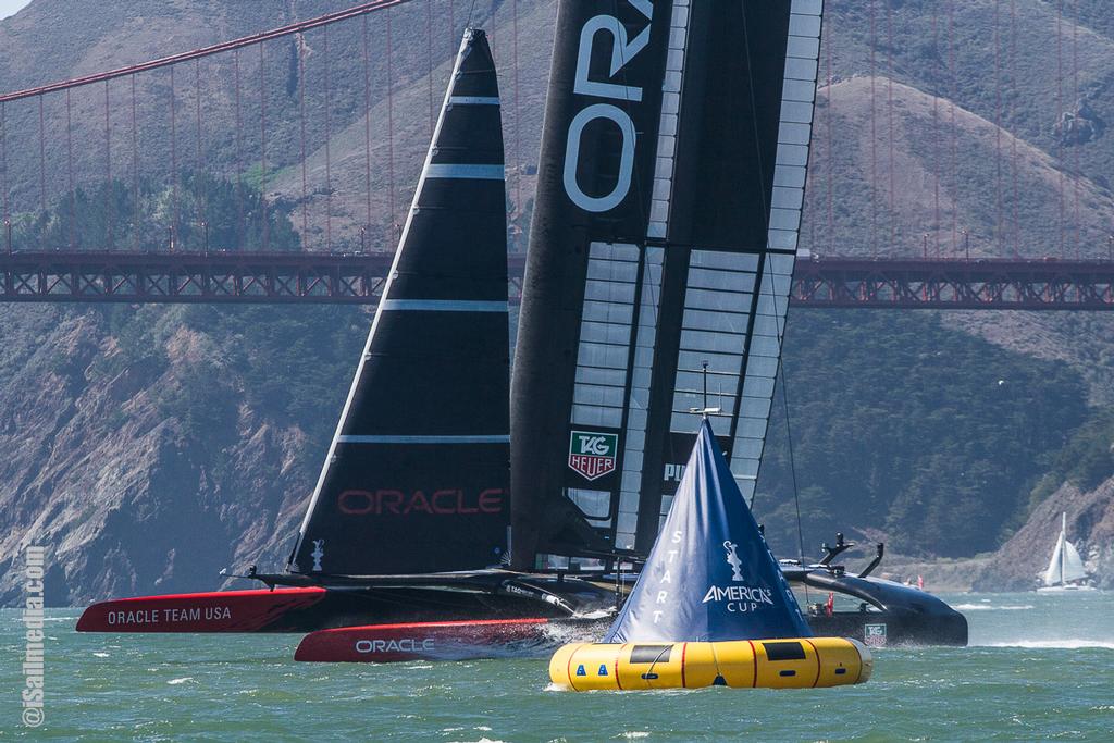 Oracle Team USA in action photo copyright John Mangino http://www.icupusa.com/ taken at  and featuring the  class