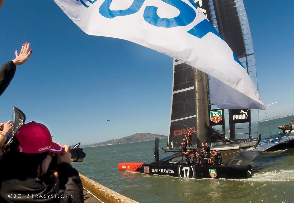 lauranne - America's Cup - Day 15 photo copyright Tracy St John http://www.stjohnphoto.tv/ taken at  and featuring the  class