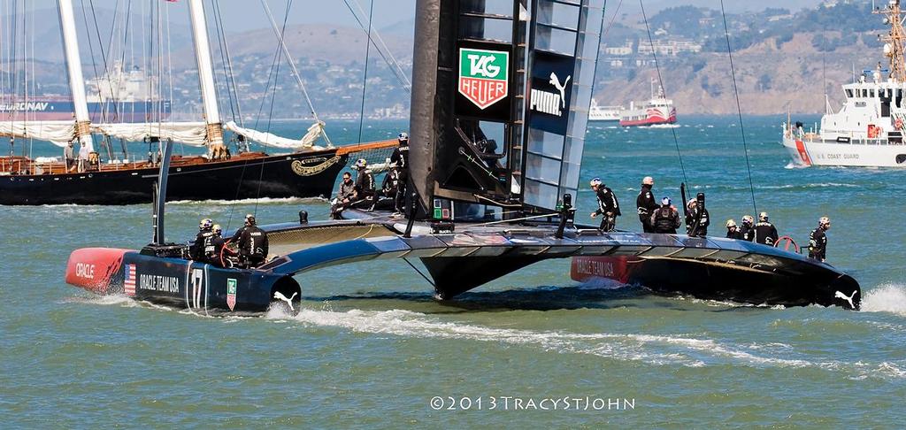 Oracle Team USA  - America’s Cup - Day 15 © Tracy St John http://www.stjohnphoto.tv/