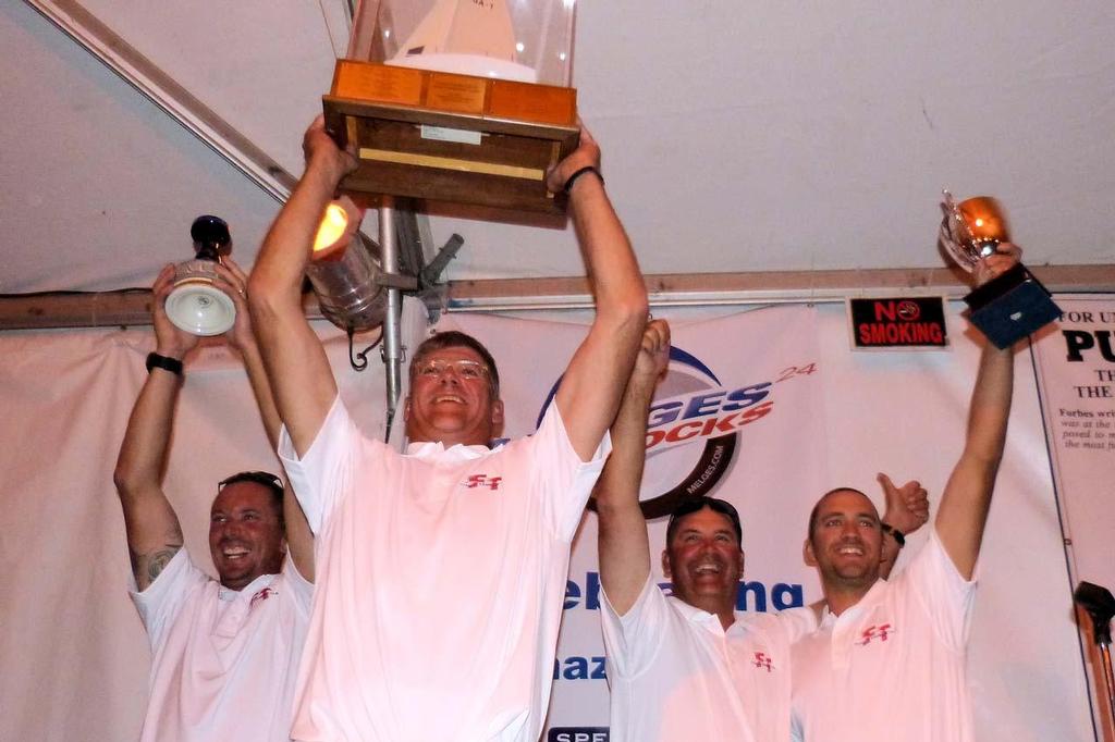  Brian Porter and his Full Throttle crew - 2013 Melges 24 World Champions photo copyright Chuck Lantz http://www.ChuckLantz.com taken at  and featuring the  class