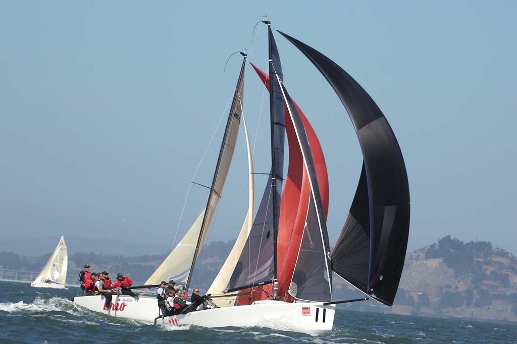 Upupup and Brio, full tilt on Day One of the 2013 Melges 24 World Championship © Chuck Lantz http://www.ChuckLantz.com