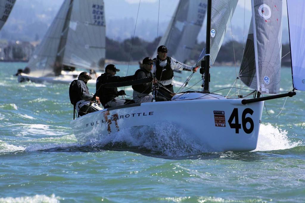 Brian Porter's Full Throttle, overall winner and 2013 Melges 24 World champion photo copyright Chuck Lantz http://www.ChuckLantz.com taken at  and featuring the  class