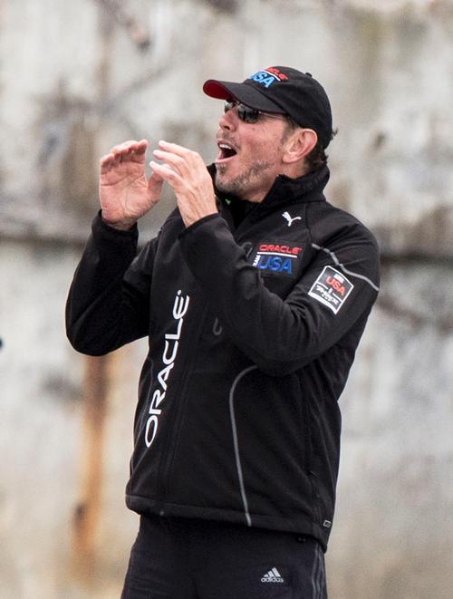 Happy is Larry - Oracle Team USA  CEO Larry Ellison © Carlo Borlenghi/Luna Rossa http://www.lunarossachallenge.com