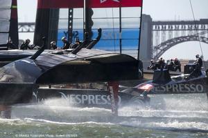 Oracle team USA in action photo copyright Oracle Team USA http://www.oracleteamusa.com taken at  and featuring the  class