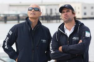 Torbjorn Tornqvist and Iain Percy photo copyright Sander van der Borch / Artemis Racing taken at  and featuring the  class