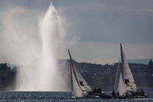 Alinghi Arnaud psarofaghis-Keith Swinton photo copyright Hervo Jean Francois taken at  and featuring the  class