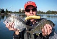 A banana on Carls kayak didn't stop him from catching a few bream photo copyright Gary Brown taken at  and featuring the  class