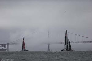 20/09/2013 - San Francisco (USA,CA) - 34th America's Cup - Oracle Team USA vs Emirates Team New Zealand, Race Day 10 photo copyright ACEA / Photo Abner Kingman http://photo.americascup.com taken at  and featuring the  class