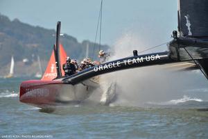 25/09/2013 - San Francisco (USA,CA) - 34th America's Cup - Oracle Team USA vs Emirates Team New Zealand, Race Day 15 photo copyright ACEA / Ricardo Pinto http://photo.americascup.com/ taken at  and featuring the  class