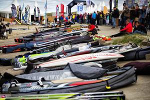 Equipment ready for action - 2013 PWA Sylt World Cup photo copyright  John Carter / PWA http://www.pwaworldtour.com taken at  and featuring the  class