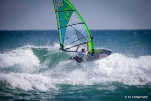 Kevin Pritchard, turn - AWT Hatteras Wave Jam 2013 photo copyright  Simon Crowther http://www.simoncrowther.com/ taken at  and featuring the  class