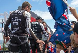 San Francisco, 34th America's Cup Final - Emirates Team New Zealand skipper Dean Barker photo copyright Carlo Borlenghi/Luna Rossa http://www.lunarossachallenge.com taken at  and featuring the  class