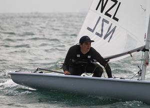 New Zealand's Thomas Saunders is in contention in the Laser after day one - 2013 ISAF Sailing World Cup Qingdao photo copyright ISAF  taken at  and featuring the  class
