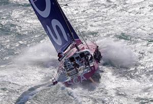 October 4 2013 - Team SCA sailing trials in the English Channel photo copyright Rick Tomlinson/Volvo Ocean Race http://www.volvooceanrace.com taken at  and featuring the  class