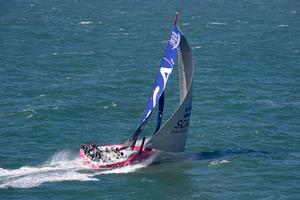 October 4 2013 - Team SCA sailing trials in the English Channel photo copyright Rick Tomlinson/Volvo Ocean Race http://www.volvooceanrace.com taken at  and featuring the  class