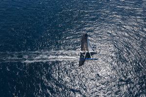 Team Australia, Sean Langman&rsquo;s giant ORMA 60 trimaran with a crew of 6 attempting to break the record Sydney to Auckland photo copyright  Andrea Francolini Photography http://www.afrancolini.com/ taken at  and featuring the  class