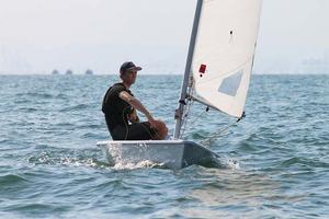 Thomas Saunders NZL Laser - 2013 ISAF Sailing World Cup Qingdao Day 5 photo copyright ISAF  taken at  and featuring the  class