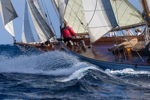 The Blue Peter, Sail n: 17, Class: EMA, Type/Year: Bermudan Cutter/1930, Designer: Alfred Myline photo copyright  Rolex / Carlo Borlenghi http://www.carloborlenghi.net taken at  and featuring the  class