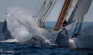 Elena of London, Sail n: A9, Class: GTR, Type/Year: Gaff Schooner/2009, Designer: Herreshoff, NAT photo copyright  Rolex / Carlo Borlenghi http://www.carloborlenghi.net taken at  and featuring the  class