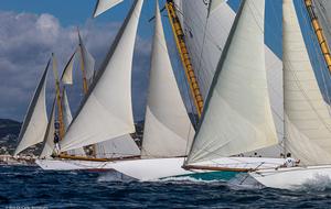 Racing Fleet at Les Voiles des Saint Tropez photo copyright  Rolex / Carlo Borlenghi http://www.carloborlenghi.net taken at  and featuring the  class