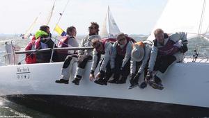 College of Charleston won the J/105 class onboard Warlock at the 2013 Intercollegiate Offshore Regatta photo copyright McMichaelYachts.com http://www.mcmichaelyachtbrokers.com/ taken at  and featuring the  class