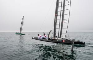 Hydros - 2013 International C-Class Catamaran World Championship photo copyright  Loris von Siebenthal/HYDROS taken at  and featuring the  class