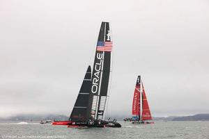 20/09/2013 - San Francisco (USA,CA) - 34th America's Cup - Oracle Team USA vs Emirates Team New Zealand, Race Day 10 photo copyright ACEA - Photo Gilles Martin-Raget http://photo.americascup.com/ taken at  and featuring the  class