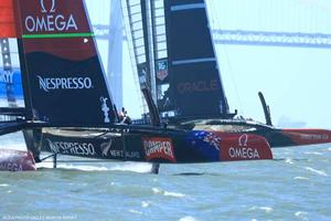 24/09/2013 - San Francisco (USA,CA) - 34th America's Cup - Oracle Team USA vs Emirates Team New Zealand, Race Day 14 photo copyright ACEA - Photo Gilles Martin-Raget http://photo.americascup.com/ taken at  and featuring the  class