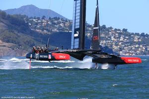 25/09/2013 - San Francisco (USA,CA) - 34th America's Cup - Oracle Team USA vs Emirates Team New Zealand, Race Day 15 photo copyright ACEA - Photo Gilles Martin-Raget http://photo.americascup.com/ taken at  and featuring the  class