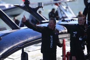 25/09/2013 - San Francisco (USA,CA) - 34th America's Cup - Oracle Team USA, Larry Ellison photo copyright ACEA - Photo Gilles Martin-Raget http://photo.americascup.com/ taken at  and featuring the  class