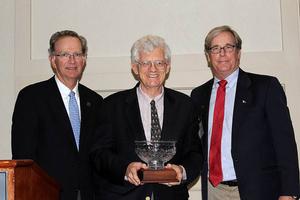 U.S. Sailing 2013 Annual Meeting - L to R - US Sailing President Thomas Hubbell, John Rousmaniere, Rich Jepsen photo copyright US Sailing http://www.ussailing.org taken at  and featuring the  class