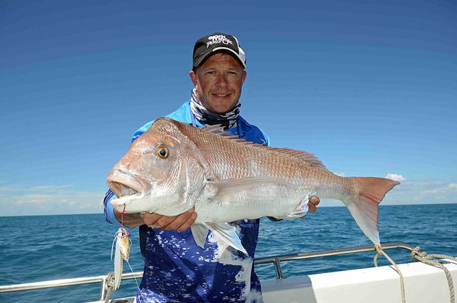 Lure fishing for snapper