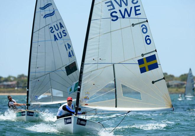 Finn / Bjoern ALLANSSON (SWE) - 2013 ISAF Sailing World Cup - Melbourne © Jeff Crow/ Sport the Library http://www.sportlibrary.com.au