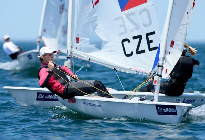 Radial Womens / Krystal Weir (AUS) - 2013 ISAF Sailing World Cup - Melbourne © Jeff Crow/ Sport the Library http://www.sportlibrary.com.au