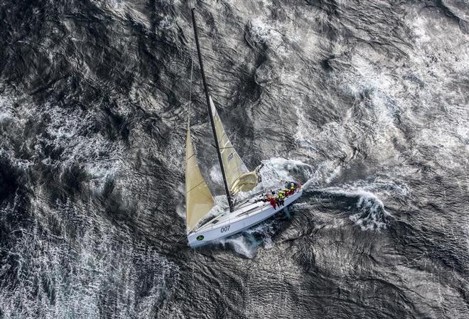 Pretty Fly III cresting the big seas passing Tasman Island - 2013 Rolex Sydney Hobart ©  Rolex/Daniel Forster http://www.regattanews.com