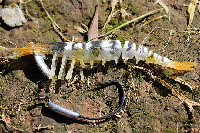 The Cherabin comes with a second jig head for tidal and deep water locations. © Jarrod Day