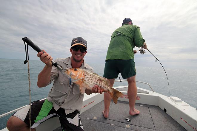 Lip Grips make handling fish much easier. © Jarrod Day