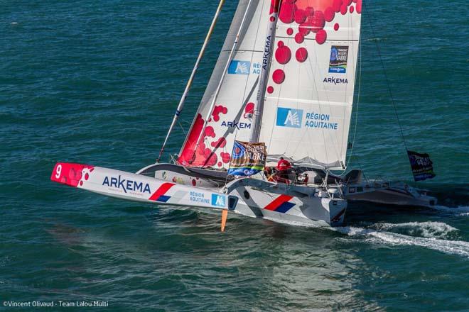 Arkema - 2013 Transat Jacques Vabre ©  Vincent Olivaud / Team Arkema Lalou Multi