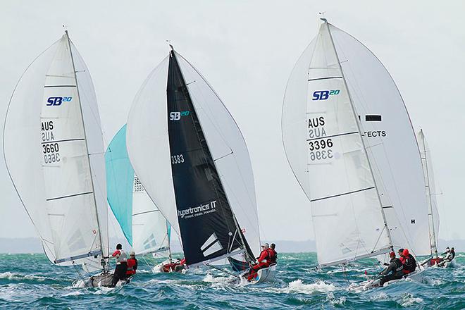 Fleet Under Kitein the Sandringham Yacht Club, Melbourne. © Teri Dodds