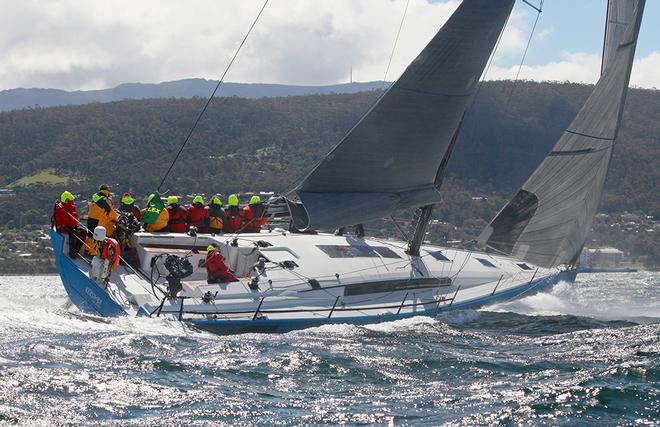 Kerumba - Finish line, 2013 Rolex Sydney Hobart - Day 4 © Crosbie Lorimer http://www.crosbielorimer.com