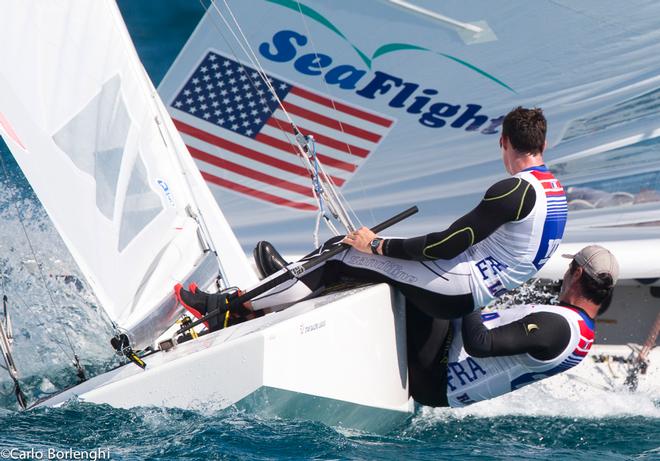 Nassau, Bahamas 5 dec 2013<br />
Star Sailors League Finals<br />
Jonathan Lobert FRA -Pascal Rambeau FRA © Carlo Borlenghi / www.carloborlenghi.com