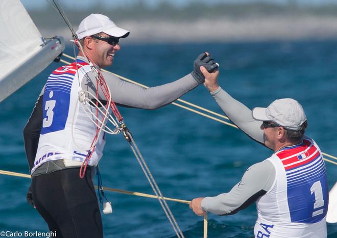 Nassau, Bahamas 5 dec 2013<br />
Star Sailors League Finals<br />
Xavier Rohart  FRA -Pierre-Alexis Ponsot FRA © Carlo Borlenghi http://www.carloborlenghi.com