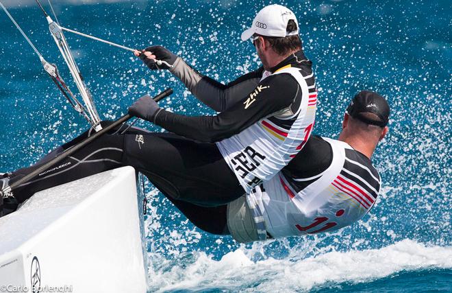 Nassau, Bahamas 7 dec 2013<br />
Star Sailors League Finals<br />
Johannes Polgar GER - Markus Koy GER © Carlo Borlenghi / www.carloborlenghi.com