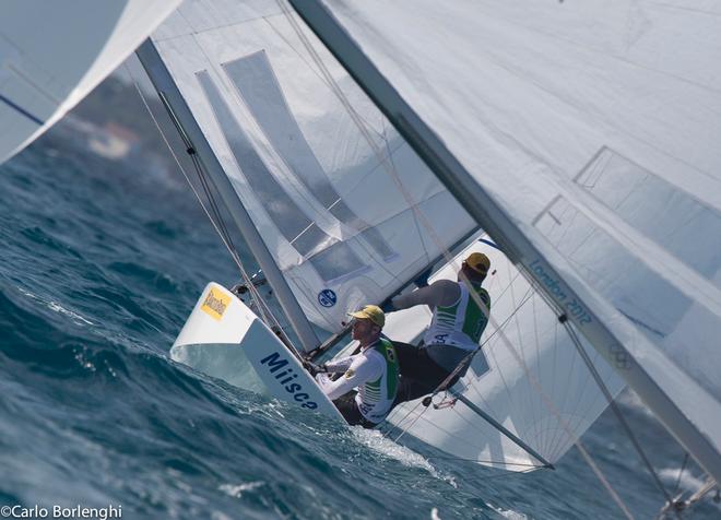 Nassau, Bahamas 7 dec 2013<br />
Star Sailors League Finals<br />
Robert ScheidtBRA-Bruno Prada BRA © Carlo Borlenghi / www.carloborlenghi.com
