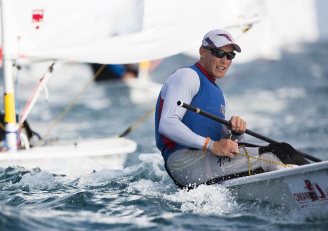 Laser World Championships 2013. Mussanah. Oman. Day6. Nick Thompson (GBR) © Lloyd Images